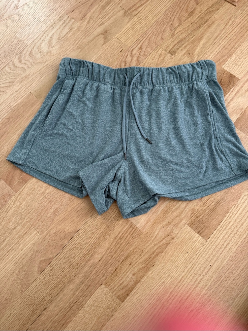 Athletic Works Heather Gray Athletic Drawstring Shorts